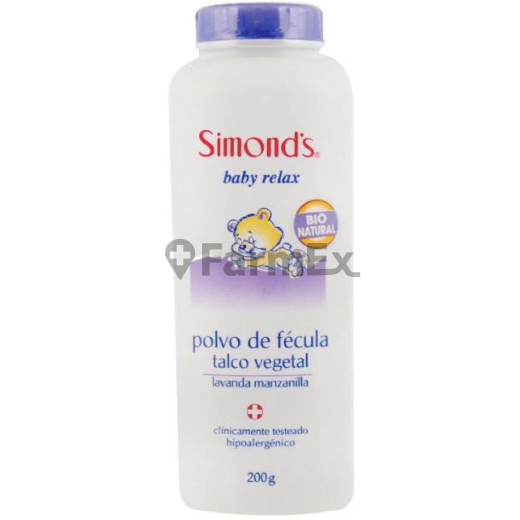 Talco Simond's polvo de Fécula "Almidón de maíz" "Lavanda manzanilla" x 100 g Durandin